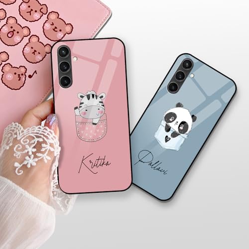 Image of COLORflow Back Cover Compatible with Samsung Galaxy S23 FE 5G | Cute Pocket Cartoons Color Customized | Shockproof TPU Bumper with Camera Protection Back Cover Compatible with Samsung Galaxy S23 FE 5G