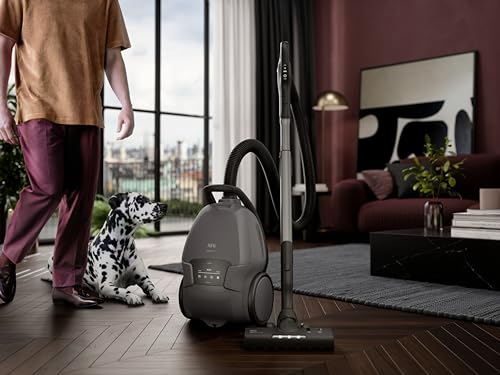 AEG Animal 8000 Staubsauger mit Beutel, Testsieger der Stiftung Warentest, hohe Saugleistung, Auto-Modus, 48% Recyclingkunststoff, Tierhaardüse, HEPA-Filtration, 12m, LED-Licht, AB81A2DG