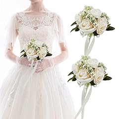 2pcs Milk White Bouquets