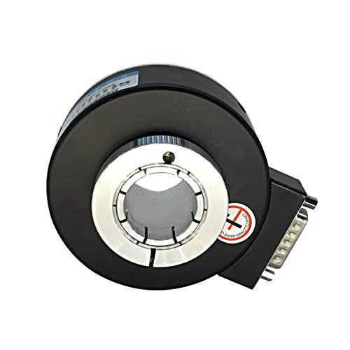 CALT 80 mm außen 30 mm hohler Schaft Aufzug Encoder DC5 V Line-Treiberausgang Optischer inkremmentaler Drehgeber (5000 ppr) Cover