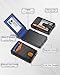 ZALVEX Wallet for Men, Mens Minimalist Wallet 9-13 Cards, Slim Compact Wallet with Money Clip & ID Window, RFID Blocking Smart Pop Up Card Wallet, Metal Aluminum Credit Card Holder Bifold Wallet