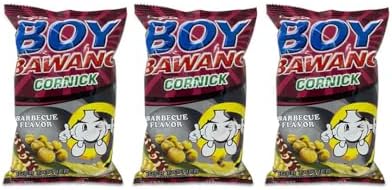 Boy Bawang Cornick Hot Garlic Flavor, 3.54 oz (Pack of 6)