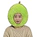 XUNXI Chapeau en Peluche, Dessin animé Vert Avocat en Peluche Chapeau drôle Fruits Moelleux Jouet en Peluche Couvre-Chef Casquette Chaude