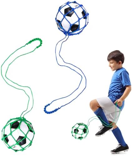 2pcs Football Kicker Net, Portable Football Trainer Throwing Net ...