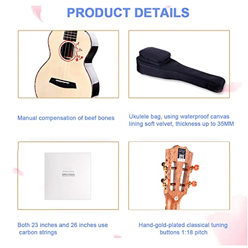PSHH Ukulélé Débutant Kit,Concert Guitare Hawaï avec Sac Transport, Sangle et Cadeau Chiffon Polissage pour Débutant… - Les Beatles, Paul McCartney, John Lennon, RIngo Starr, George Harrison PSHH Ukulélé Débutant Kit,Concert Guitare Hawaï avec Sac Transport, Sangle et Cadeau Chiffon Polissage pour Débutant… – Image 6
