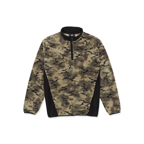 Volcom Men's Error92 Polar Fleece Mock Neck Jacket