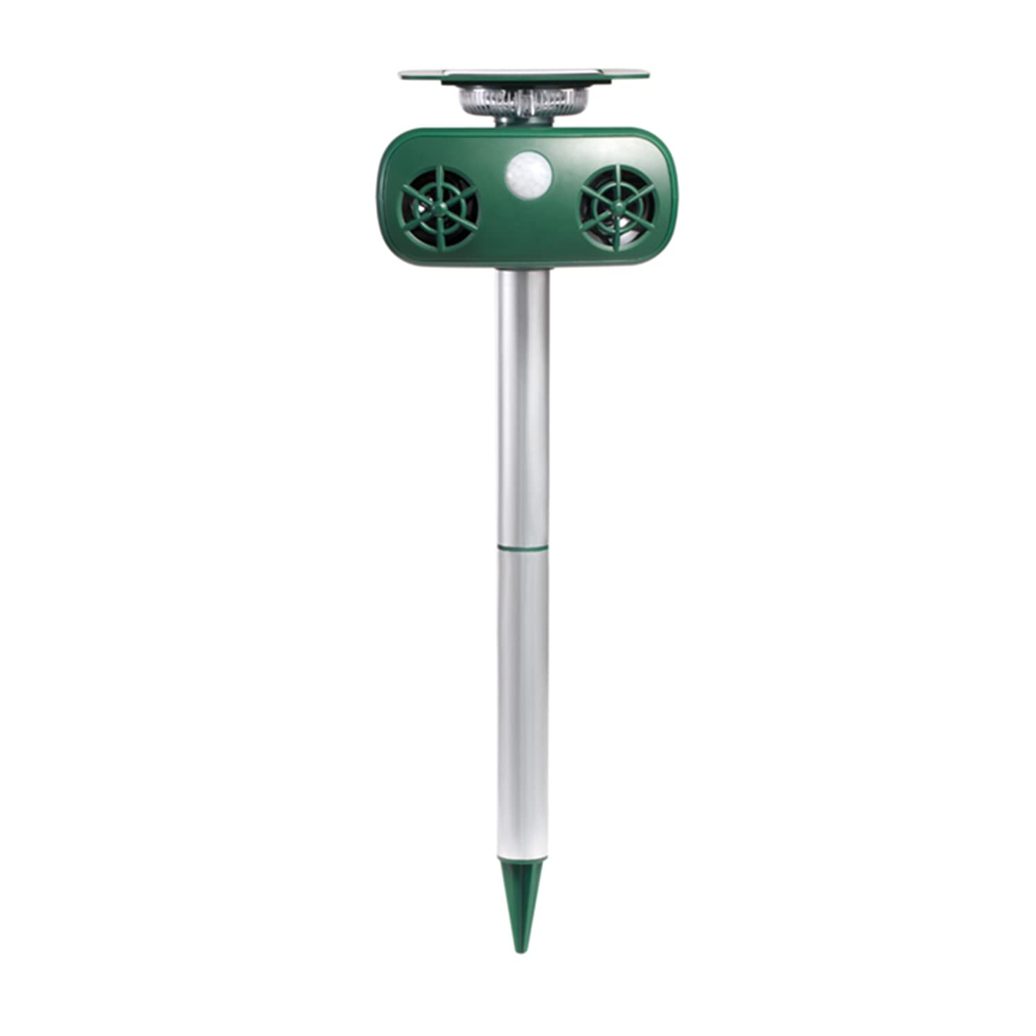 Repellente a ultrasuoni per gatti, uccellini, USB, impermeabile, per animali domestici, con sensore di movimento, flash, repellente per giardino, cortile, cortile