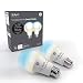 GE Lighting 93096436 C by GE A19 Smart Indoor Light, Works with Alexa and Google Assistant, WiFi Enabled Connected LED Bulb, 2-Pack, Tunable White