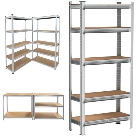 VickyHome 5 Tier Heavy Duty Garage Shelves Cover