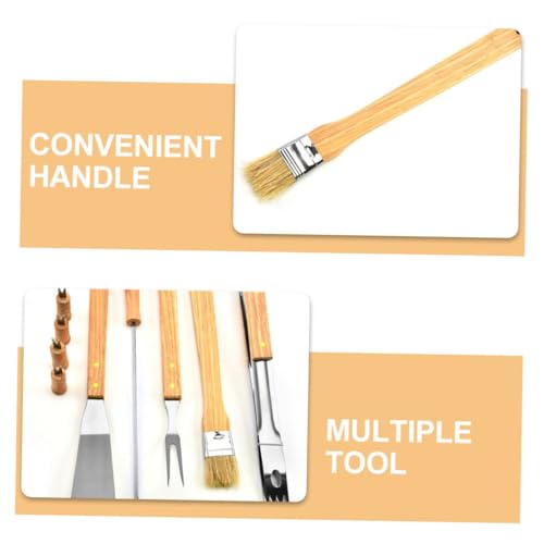 Utensilios para Parrilla Portátiles de Acero Inoxidable miniatura 7