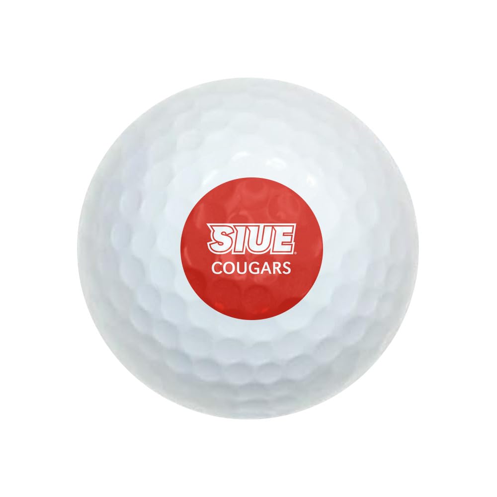 GRAPHICS & MORE Southern Illinois University Edwardsville Primary Logo Novelty Golf Balls 3 Pack