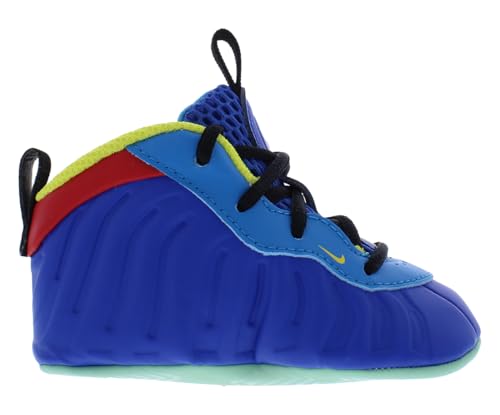 Nike Lil' Posite One Infant/Toddler Shoes Size 4, Color: Game Royal/Yellow Strike-Blue