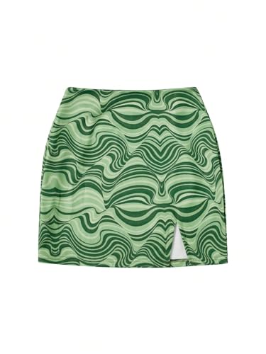 Women's Printed Wave Skirts