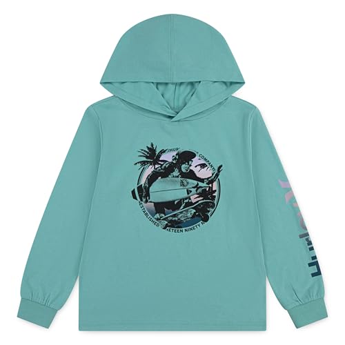 Image of Hurley boys Long Sleeve Hooded Graphic T-shirt