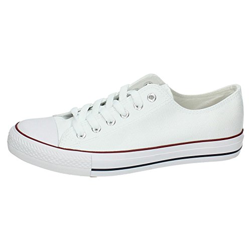DEMAX 9-A12A Deportivas Blancas Hombre Zapatillas Blanco 42