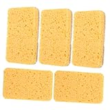 ABOOFAN 5Pcs Non Scratch Dish Scrubber Pads Super Absorbent Multi Function Cleaning Towels for Efficient Kitchen Cleaning Oil Safe for Cookware for Household
