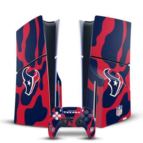 Skin vinyle NFL Houston Texans de protection anti-rayures pour PS5 Slim