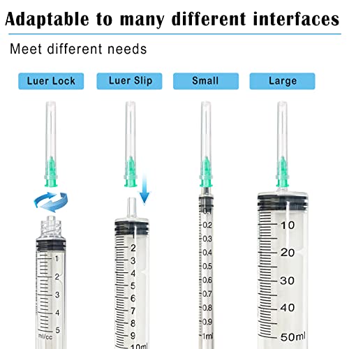 Image of 100pcs 21Gauge 1inch Luer Lock Refilling Inks, Individually Wrapped