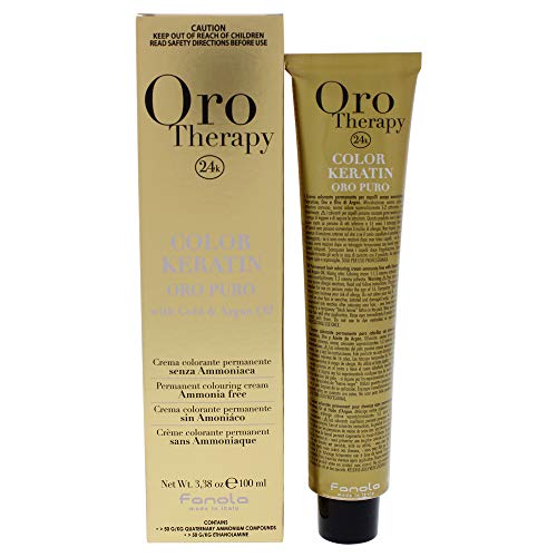 Fanola - Oro Therapy Color Keratin Puro, crema colorante...