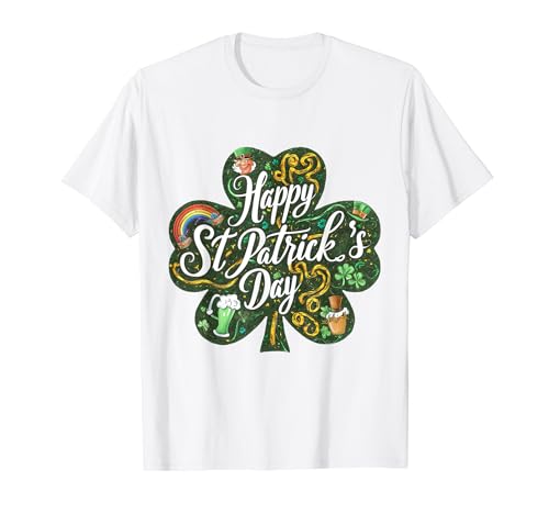 Greetings St Patricks Day Irish Green St Paddys tema carino Maglietta