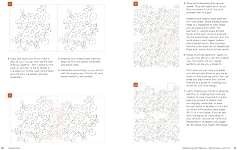 From Petal to Pattern: Design your own floral patterns. Draw on nature.