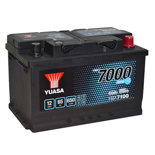 Yuasa YBX7100 12V 65Ah 650CCA EFB High Performance Start Stop Car Battery
