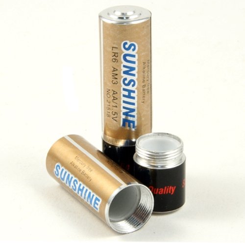 Hidden Storage Secret Box / Stash Fake Battery LR06 1,5V (AA)