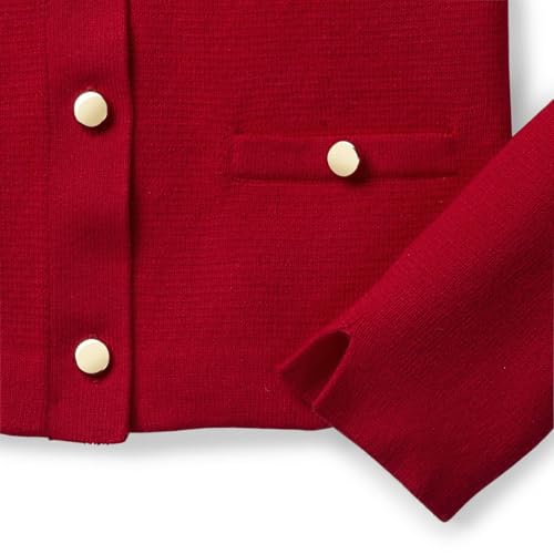 Image of Hope & Henry Girls' Milano Stitch Cardigan Sweater