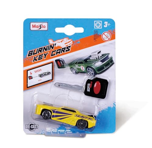 Burning Key Cars Maycheong 1/72 véhicule propulsé par mini lanceur