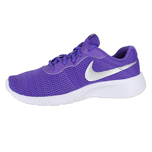 NIKE Older Kids' Tanjun Sneakers, Psychic Purple Silver White, 6.5 Big Kid3
