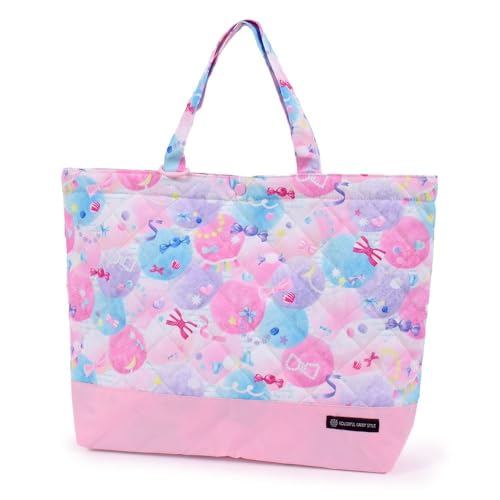 シワになりにくい丈夫なキルティングレッスンバッグ