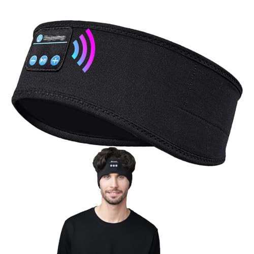 Getsuna Sleep Headphones, Wireless Bluetooth Music Headphones Snoozeband for Sleeping & Sport, Build-in Ultra-thin HD Stereo Speakers, Suitable for Side Sleeper/Running/Traveling/Yoga (Black) Getsuna Sleep Headphones, Wireless Bluetooth Music Headphones Snoozeband for Sleeping & Sport, Build-in Ultra-thin HD Stereo Speakers, Suitable for Side Sleeper/Running/Traveling/Yoga (Black)