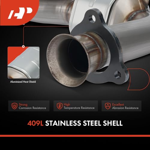 A-Premium Catalytic Converter Kit Direct-Fit Compatible with 1999-2006 Chevy, GMC & Cadillac Models - Silverado 1500 Avalanche Suburban Tahoe Sierra Yukon Escalade - 4.3L 4.8L 5.3L - EPA Compliant - Image 5