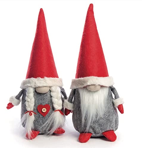 GoldenHome Lot de 2 butoirs de porte de Noël pour décoration de Noël Hauteur 25 cm Cover