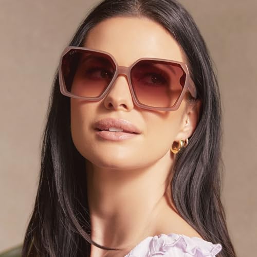 DIFF Presley Oversized Angled Sunglasses for Women UV400 Protection2