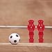 Homoyoyo Foosball Balls Replacement 4pcs Foosball Man Statue Table Guys Figurine Robbot Man Soccer Games Player Mini Doll Figure Football Machine Accessories Replacement Parts Red Foosball