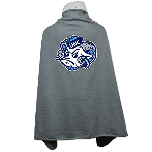 NCAA North Carolina Tar Heels Children Unisex Cape Drape, One Size, Pewter