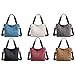 Women's Canvas Shoulder Bags Tote Purses Satchel Work Travel Crossbody Bag (Brown)