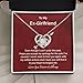 To My Ex-Girlfriend Love Knot Necklace | Apology Jewelry Gift for Her | I’m Sorry Romantic Keepsake | Forgiveness Necklace with Message Card & Gift Box