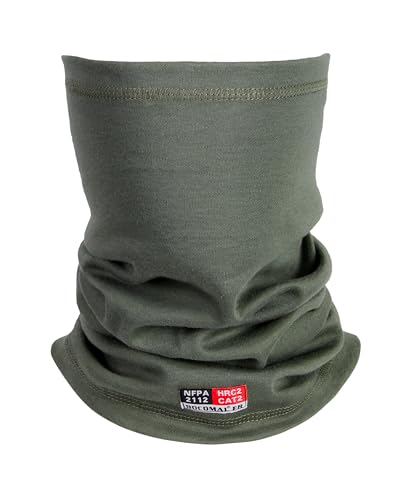 Image of BOCOMAL FR Neck Gaiters Face Mask 7oz Mightweight Flame Resistant Welding Hood NFPA2112 CAT2