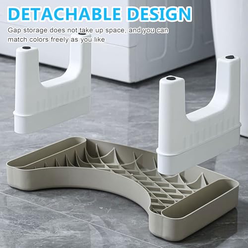 Hengrongshen Toilettenhocker, Grau Toilettenhocker Erwachsene Abnehmbar, Toilettenhocker Erwachsene rutschfest, Klohocker Bekämpft Hämorrhoiden, Verstopfung, Blähungen, Reizdarmsyndrom, Blähungen