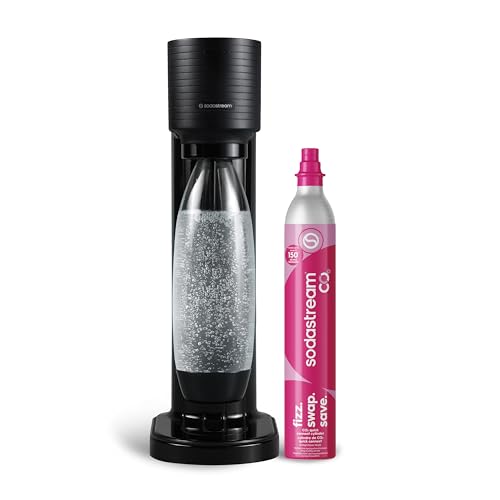 SodaStream Gaia Sparkling Water Maker Kit, Black