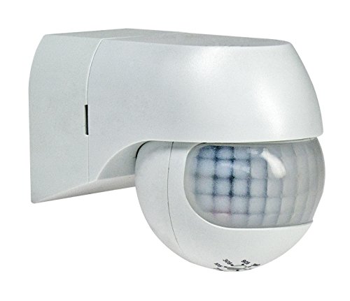 Preisvergleich Produktbild as - Schwabe Infrarotbewegungsmelder 180 Grad Erfassungswinkel, Erfassungsbereich circa 12 m, 1 Stück, weiß, 43803, 180°