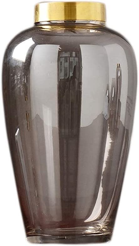 Vase en verre chic détails dorés cadeau idéal pour anniversaire et crémaillère
