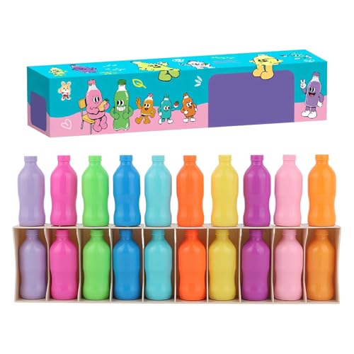 Genérico Jogo de memória, garrafa com combinação de cores - brinquedos educativos atividades de aprendizagem para praia jardim piquenique meninas meninos adultos