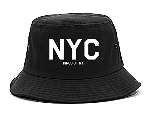 Kings Of NY NYC City New York Bucket Hat Black