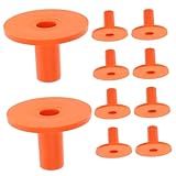 Abaodam Drum Cymbal Sleeves Short Set of 10 Plastic Cymbal Sleeves Replacement Parts