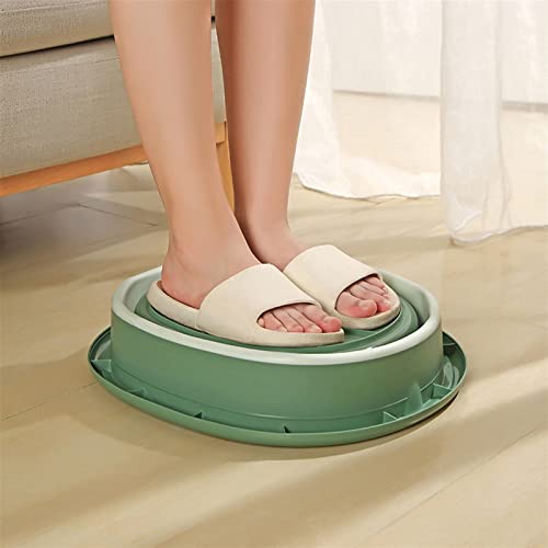 Masajeador para pies plegable con bañera portátil verde miniatura 4