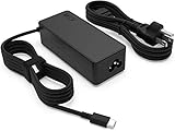 65W Type C Latitude Charger Fit for Dell Latitude 7420 7320 7520 2-in-1 Laptop AC Power Supply Adapter Cord