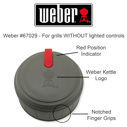 Pomos Weber 67029 para reparar mandos rotos de quemador en Spirit II serie 310 3